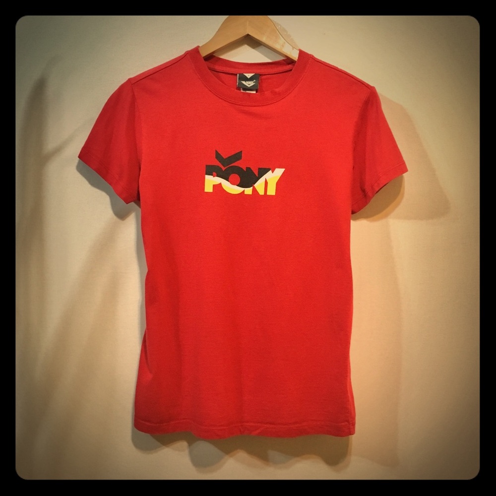 Pony red cotton tee ❤️🐴❤️